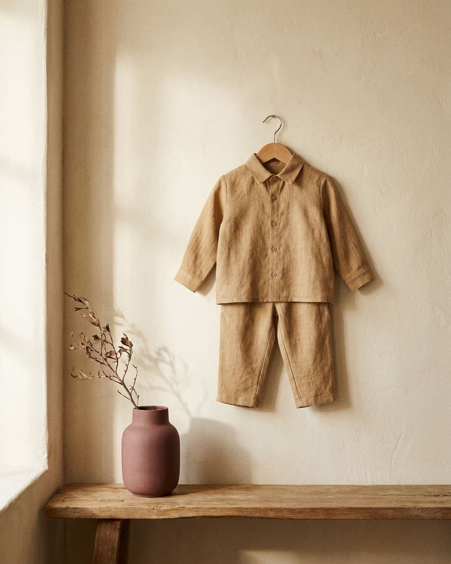 Camisa y pantalón de lino para ocasiones