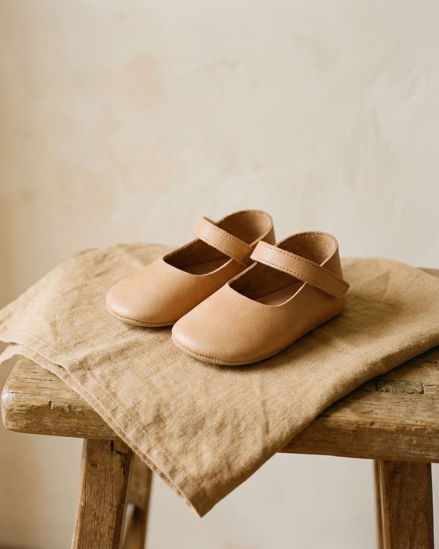 Zapatitos de piel primeros pasos