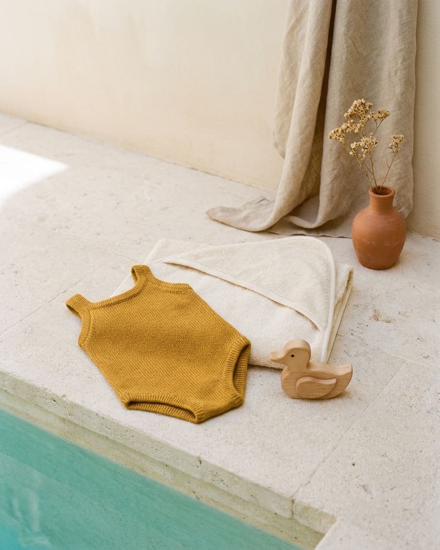 Un mes de natación para bebé